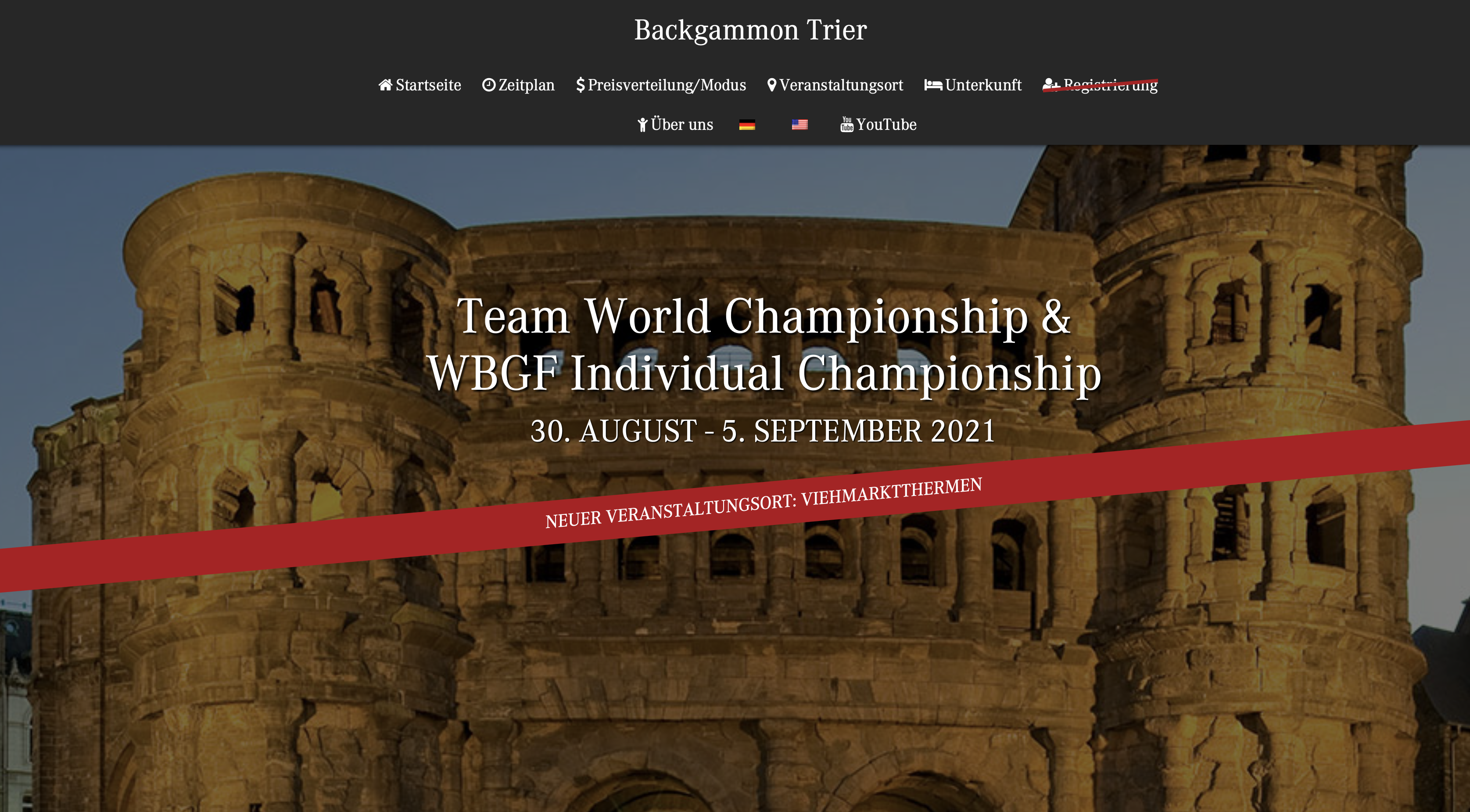 Redesign – www.backgammon-trier.de